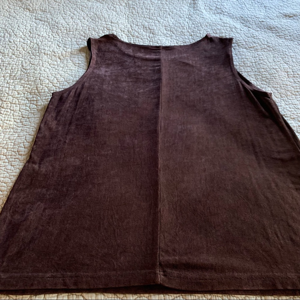 Dark Brown Tank with Shimmery Highlights Size XL - Picture 7 of 12
